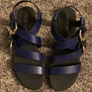 Christian Siriano for Payless Blue Strappy Sandals
